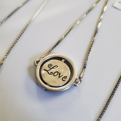 Reversible, Spinning Charm Bracelet