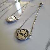 Reversible, Spinning Charm Bracelet