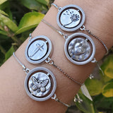 Reversible, Spinning Charm Bracelet