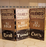 Home Décor - Accordion Wood Panel