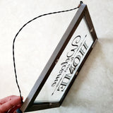 Home Decor - "Welcome to Our Home" Glass Pane