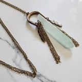 Lucky Green Crystal Pendant Necklace