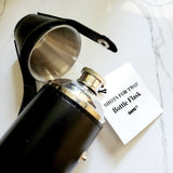 Bottle Flask with Two Hidden Shot Glasses
