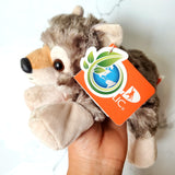Hug'ems Mini Wolf & Donated Stuffed Animal