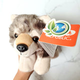 Hug'ems Mini Wolf & Donated Stuffed Animal