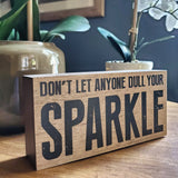 Home Décor - Decorative, Inspirational Wood Block Signs