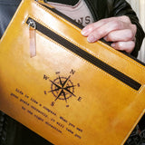 Travel Case, "Life Is Like A Compass"