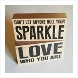 Home Décor - Decorative, Inspirational Wood Block Signs