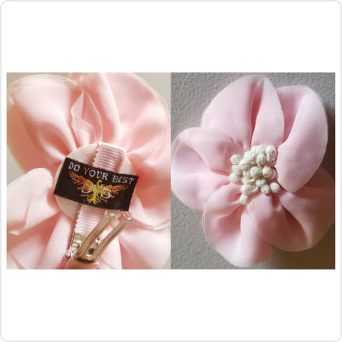 Flower Hair Clips (Large), 2-Piece Pack