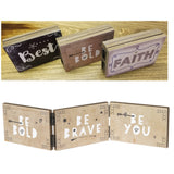 Home Décor - Accordion Wood Panel