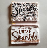 Makeup Bags - "Sparkle" Collection