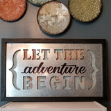 Home Décor, {Let the Adventure Begin} Wall Accent