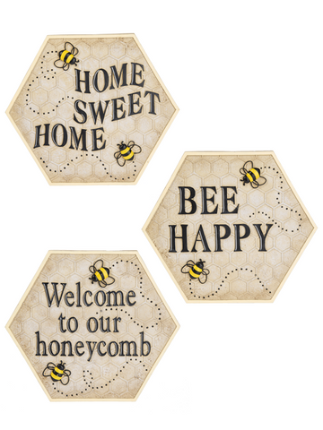 Home Décor - Bee-Themed Wall Accents