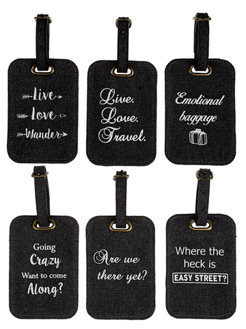 Canvas Luggage Tags
