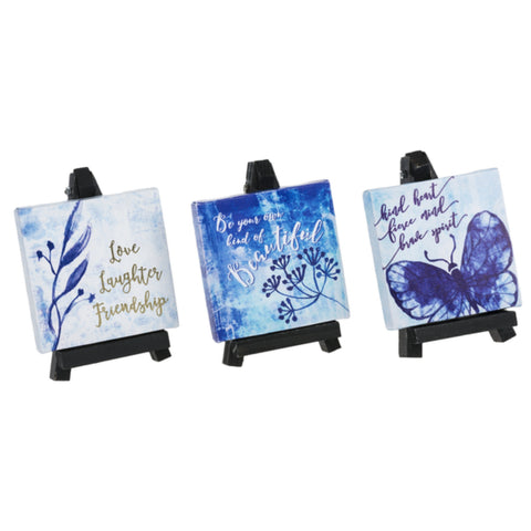 Home Accent, Mini Canvases With Easels – DYB